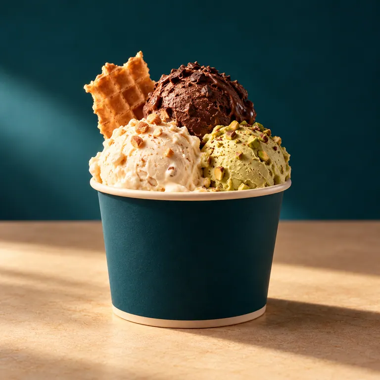 Tarrina de helado artesano de Xixona para llevar
